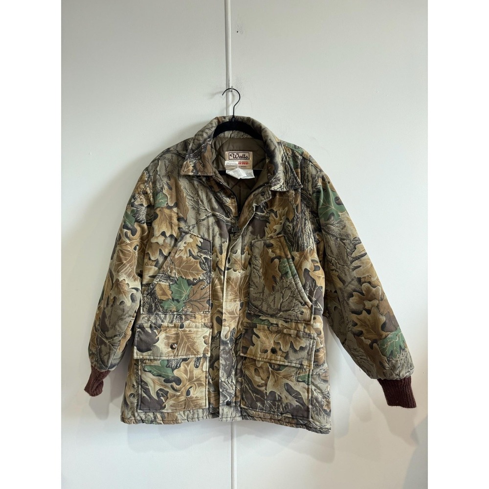 Vintage Walls Jacket Mens Large Camo Canvas Insulated Hunting Parka Blizzard-Pak